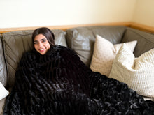 Load image into Gallery viewer, Onyx Lumi - Adult Luxe Minky Blanket