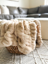 Load image into Gallery viewer, Sandstone Lumi - Baby Luxe Minky Blanket