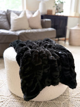 Load image into Gallery viewer, Onyx Lumi - Adult Luxe Minky Blanket