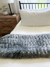 Load image into Gallery viewer, Gray Fog Lumi - Adult Luxe Minky Blanket