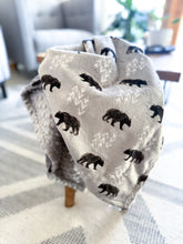Load image into Gallery viewer, Steel Bearfoot - Baby Minky Blanket