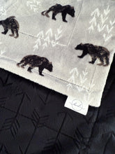 Load image into Gallery viewer, Steel Bearfoot - Baby Minky Blanket