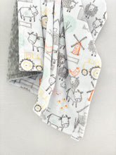Load image into Gallery viewer, Blankets - E-I-E-I-O - Soft Baby Minky Blanket
