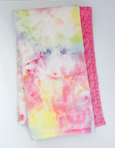 Blankets - Tie Dye - Soft Baby Minky Blanket