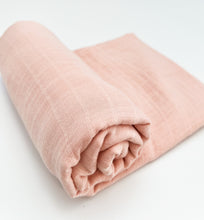 Load image into Gallery viewer, Dusty Blush Bamboo Swaddle