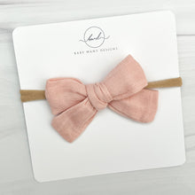 Load image into Gallery viewer, Dusty Blush Bamboo Swaddle