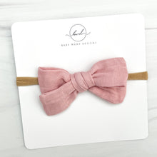 Load image into Gallery viewer, Dusty Rose Bamboo Swaddle