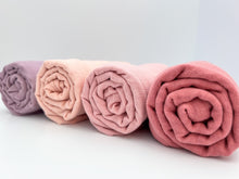 Load image into Gallery viewer, Dusty Rose Bamboo Swaddle