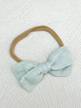 Load image into Gallery viewer, Frosty Mint Bamboo Swaddle
