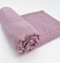 Load image into Gallery viewer, Mauve Bamboo Swaddle