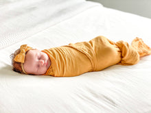 Load image into Gallery viewer, Mustard Bamboo Swaddle