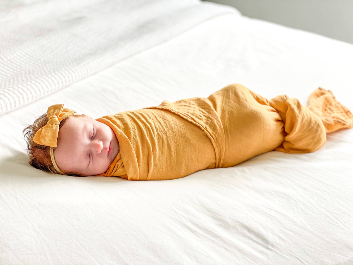 Mustard swaddle hotsell