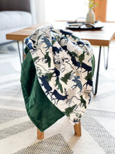 Load image into Gallery viewer, Navy Forest Park - Soft Baby Minky Blanket
