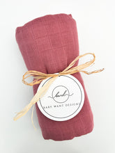 Load image into Gallery viewer, Rosewood Bamboo Swaddle