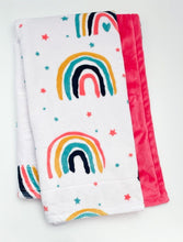 Load image into Gallery viewer, Watermelon After The Rain - Baby Minky Blanket