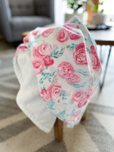 Load image into Gallery viewer, Blush Rosie - Baby Minky Blanket