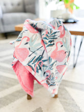 Load image into Gallery viewer, Flock Party - Baby Minky Blanket