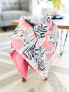 Flock Party - Baby Minky Blanket