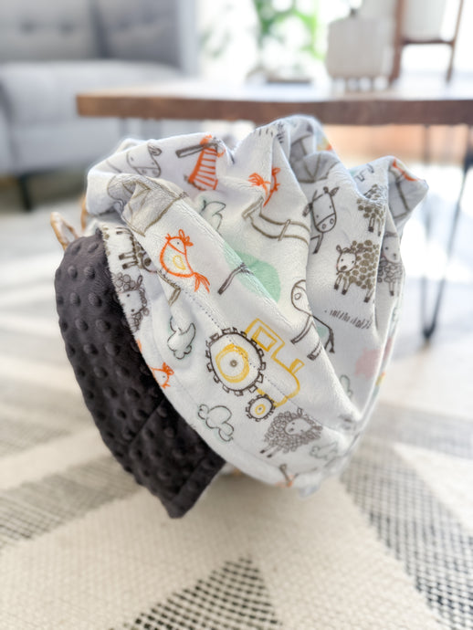 E-I-E-I-O - Youth Minky Blanket