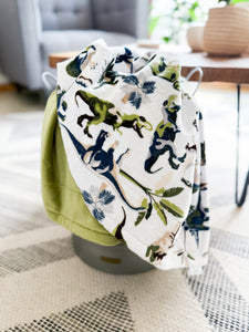 Lost World - Toddler Minky Blanket