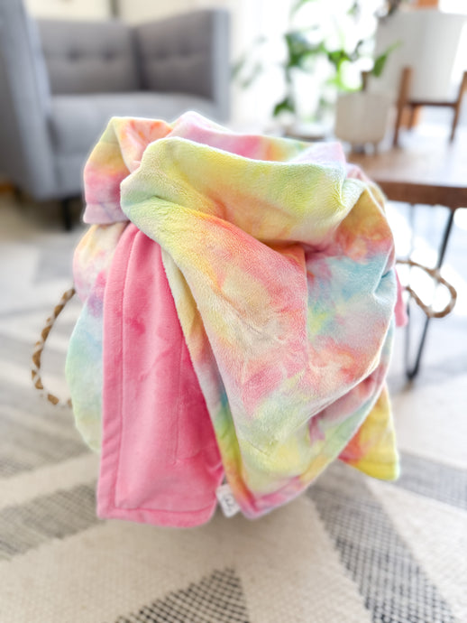 Tie Dye - Adult Minky Blanket