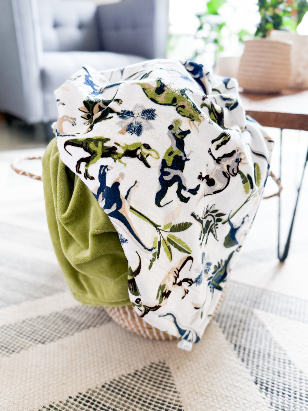 Lost World - Adult Minky Blanket