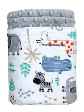 Load image into Gallery viewer, Blankets - Mighty Jungle - Baby Minky Blanket