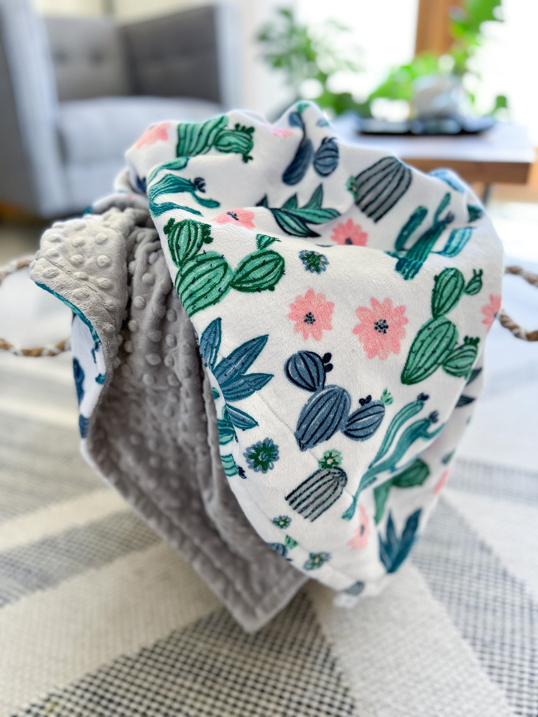 Cactus - Soft Youth Minky Blanket
