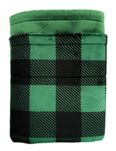 Load image into Gallery viewer, Evergreen Buffalo Check - Baby Minky Blanket