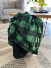 Load image into Gallery viewer, Evergreen Buffalo Check - Soft Toddler Minky Blanket