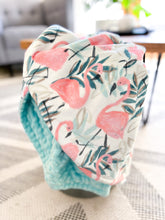 Load image into Gallery viewer, Flock Party - Soft Toddler Minky Blanket