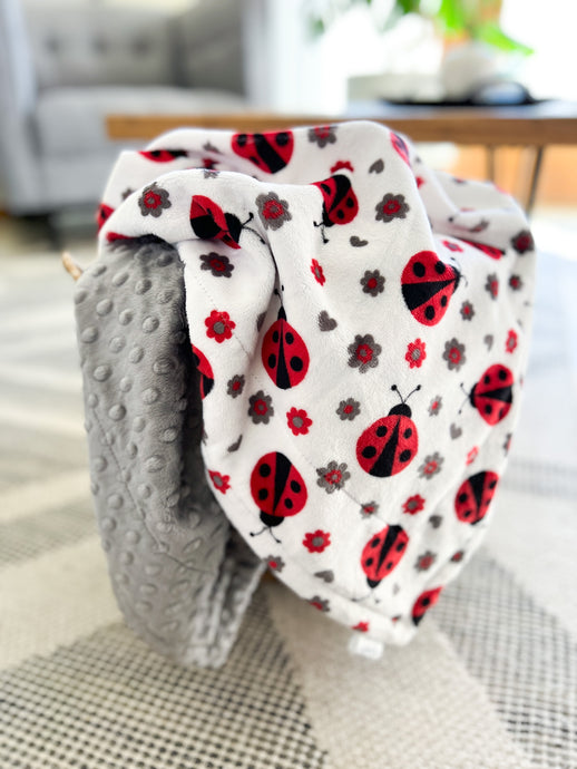 Ladybug - Soft Youth Minky Blanket