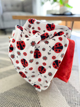 Load image into Gallery viewer, Ladybug - Soft Youth Minky Blanket