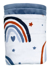 Load image into Gallery viewer, Navy After The Rain - Baby Minky Blanket