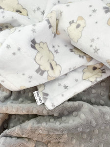 Blankets - Baaa - Soft Baby Minky Blanket