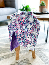 Load image into Gallery viewer, Be A Unicorn - Soft Baby Minky Blanket