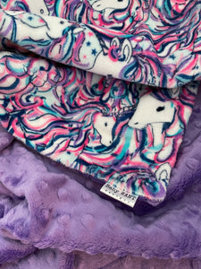 Blankets - Be A Unicorn - Soft Baby Minky Blanket