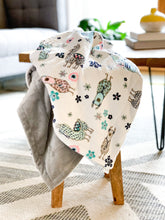 Load image into Gallery viewer, Blankets - Blush Llama - Soft Baby Minky Blanket