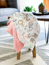 Load image into Gallery viewer, Blankets - E-I-E-I-O - Soft Baby Minky Blanket