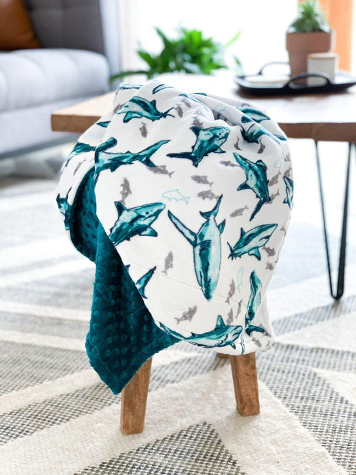 Blankets - Fintastic! - Soft Baby Minky Blanket