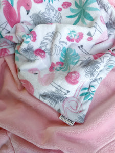 Blankets - Flamingle - Soft Baby Minky Blanket