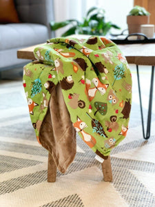 Blankets - Forest Tails - Soft Baby Minky Blanket