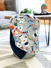 Load image into Gallery viewer, Blankets - Space Cadet - Soft Toddler Minky Blanket