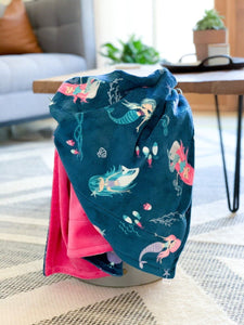 Blankets - Splash! - Soft Toddler Minky Blanket