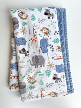 Load image into Gallery viewer, Blankets - The Mighty Jungle - Soft Baby Minky Blanket