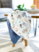 Load image into Gallery viewer, Blankets - The Mighty Jungle - Soft Baby Minky Blanket