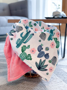 Cactus - Soft Youth Minky Blanket
