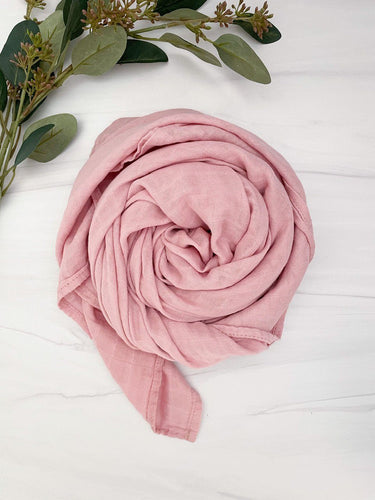 Dusty Rose Bamboo Swaddle