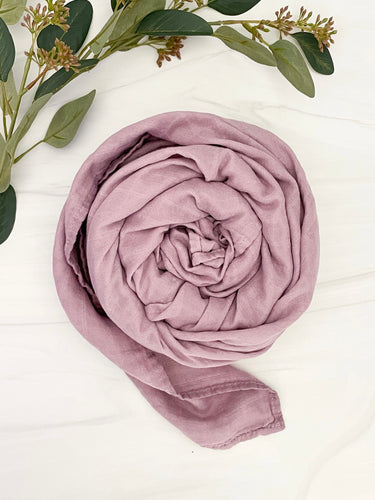 Mauve Bamboo Swaddle