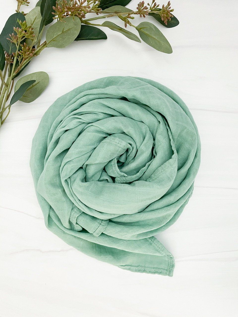 Sea Foam Bamboo Swaddle